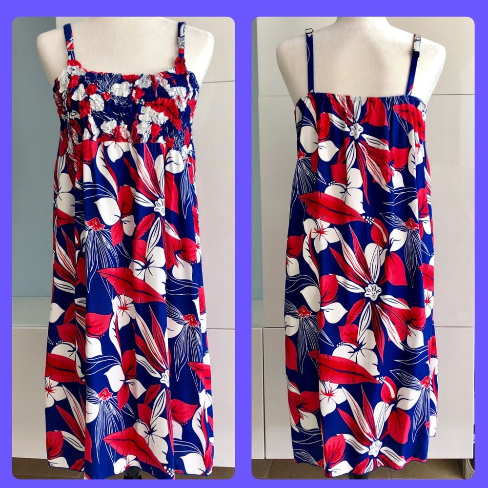 Cover Up Patriotic 4th of July Cover Up Beach Dress Size S/M , Stretch Top NWOT